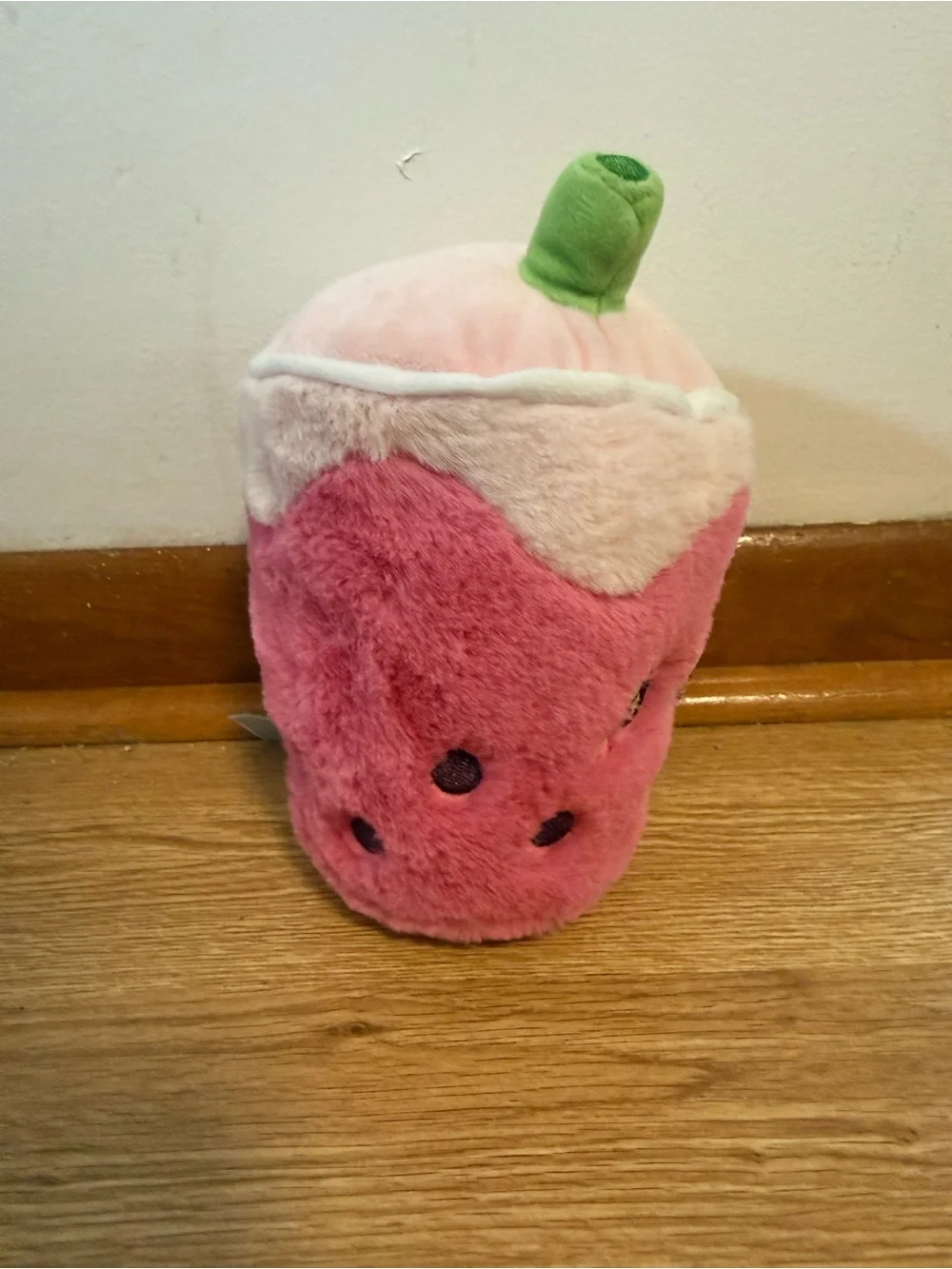 Squishable Mini Comfort Food Strawberry Bubble Tea 7